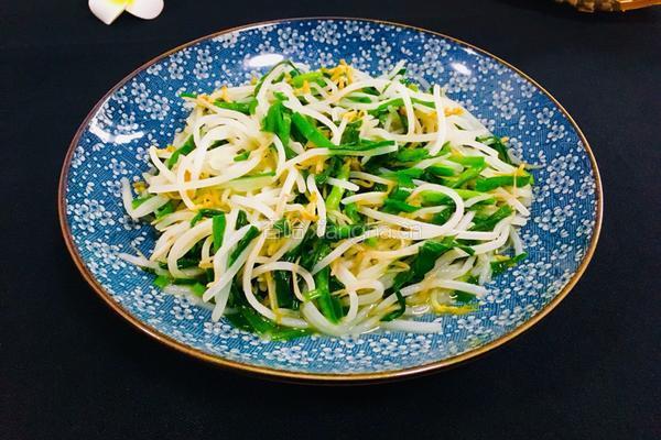 韭菜炒绿豆芽的做法图解8