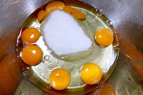 全蛋蛋糕（蓝莓果干）的做法图解3
