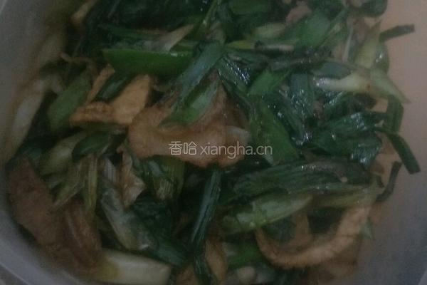 蒜叶炒肉