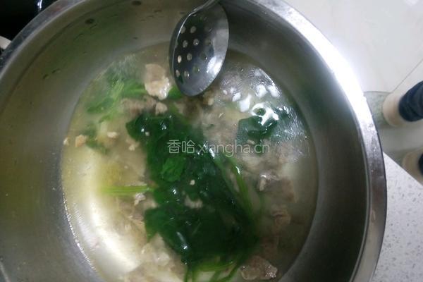 牛肉菠菜汤的做法图解6