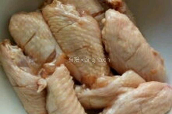 烤箱鸡中翅的做法图解1