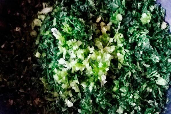 荠菜豆腐馅的做法图解6