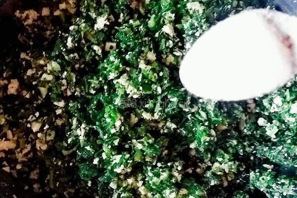 荠菜豆腐馅的做法图解8