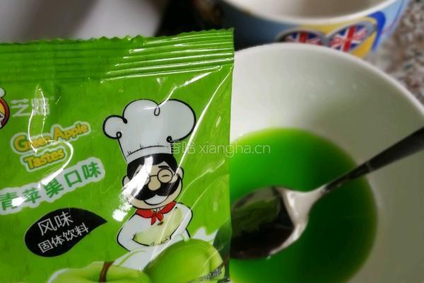 绿色凉糕的做法图解1