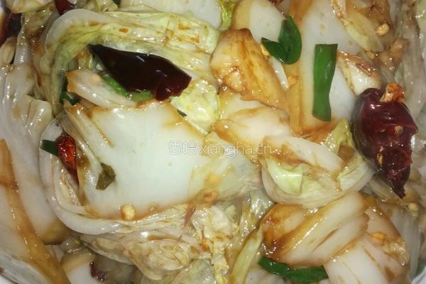 醋溜白菜的做法图解14