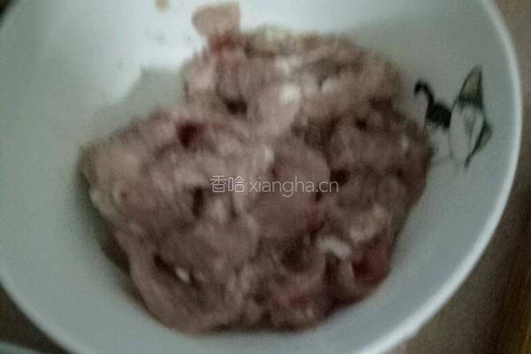 扁豆炒肉的做法图解3