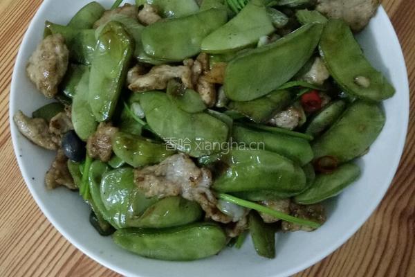 扁豆炒肉的做法图解9