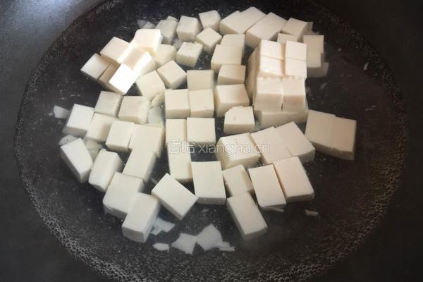 咖喱虾仁豆腐的做法图解5