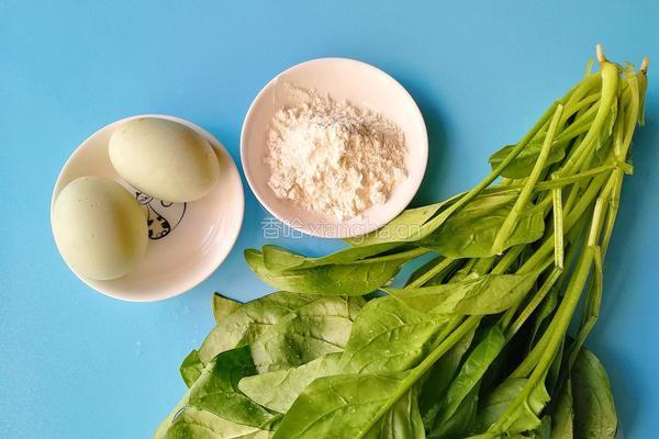 补铁食谱菠菜煎饼的做法图解1