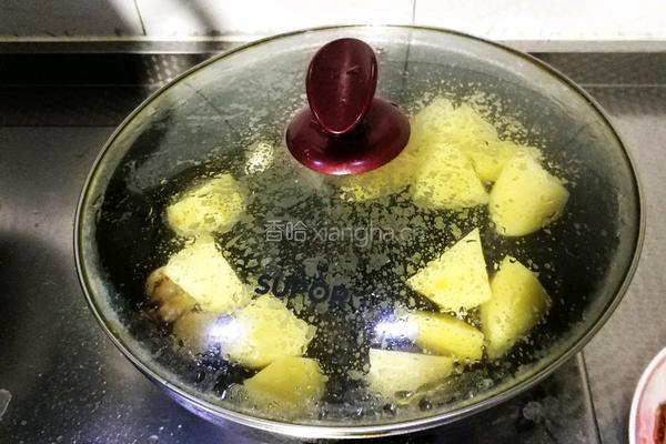 家常土豆炖豆角的做法图解6