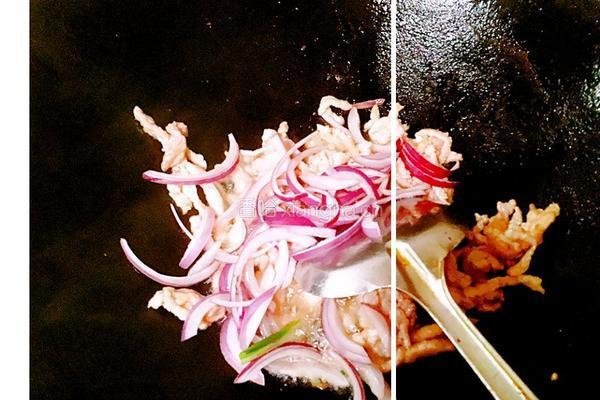 酱爆肉丝的做法图解4