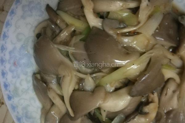 清炒平菇的做法图解7