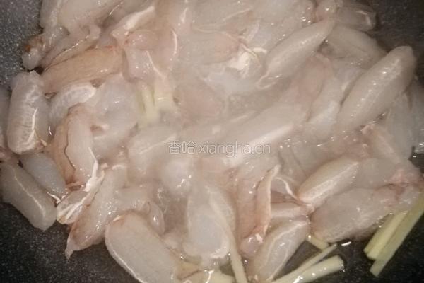 清炒蟹脚肉的做法图解3