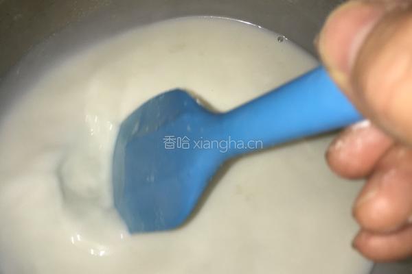 椰蓉奶冻的做法图解2