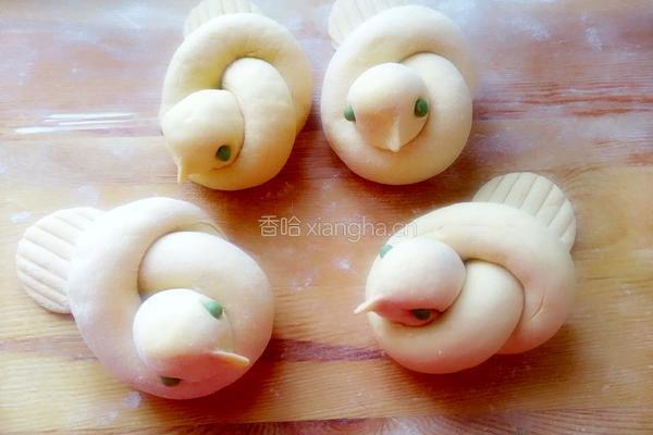 小鸟南瓜馒头的做法图解11