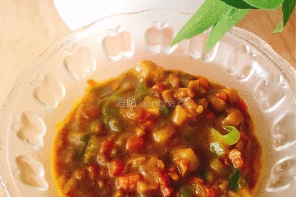 培根猪肉土豆咖喱的做法图解6