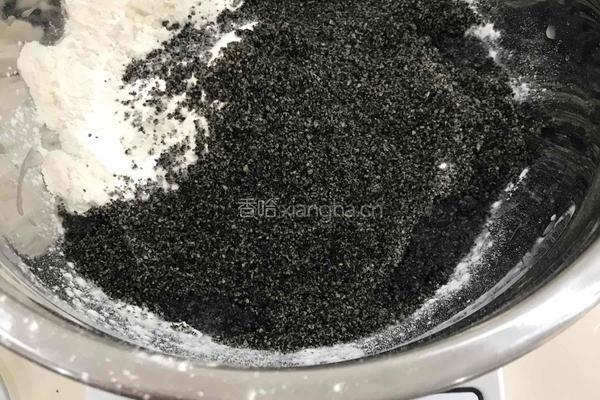 黑芝麻馒头的做法图解4