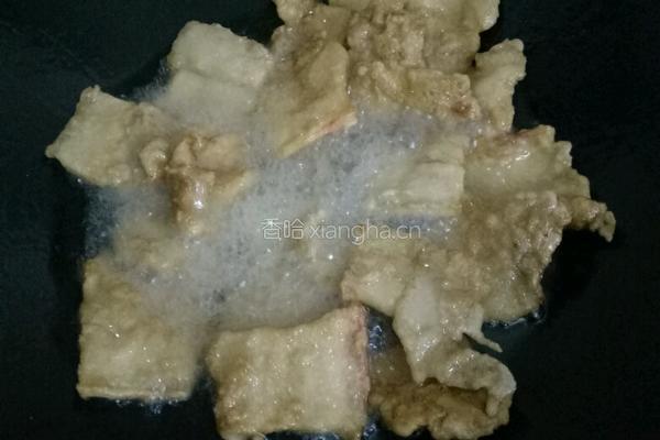 锅巴肉片的做法图解4