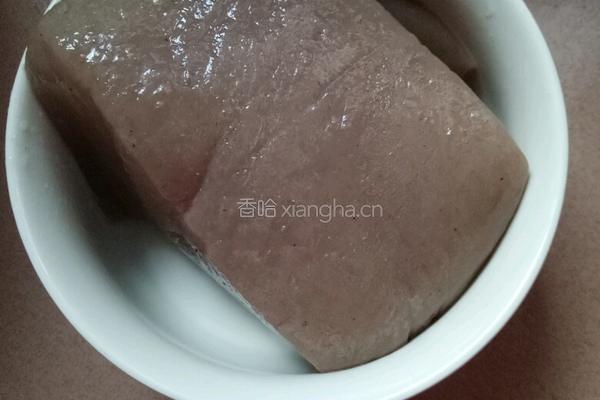酸豆角焖魔芋的做法图解1