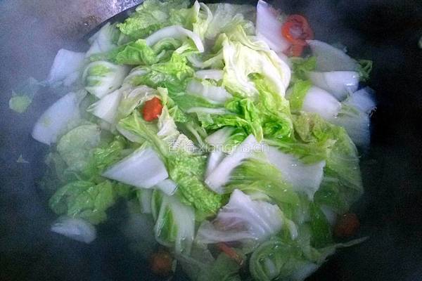 酸辣白菜的做法图解4