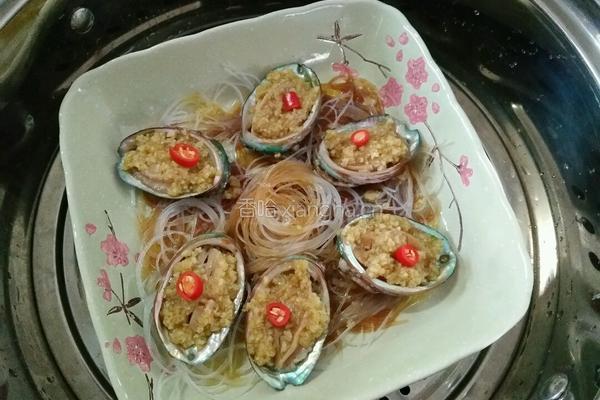 蒜蓉粉丝鲍鱼的做法图解9