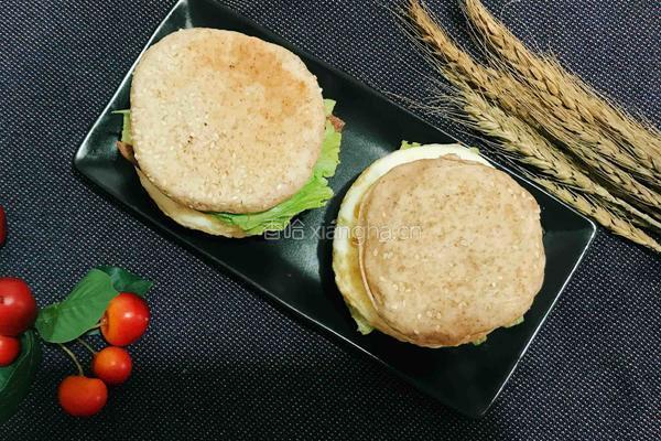 减脂健身餐（全麦牛肉蛋白堡）的做法图解12