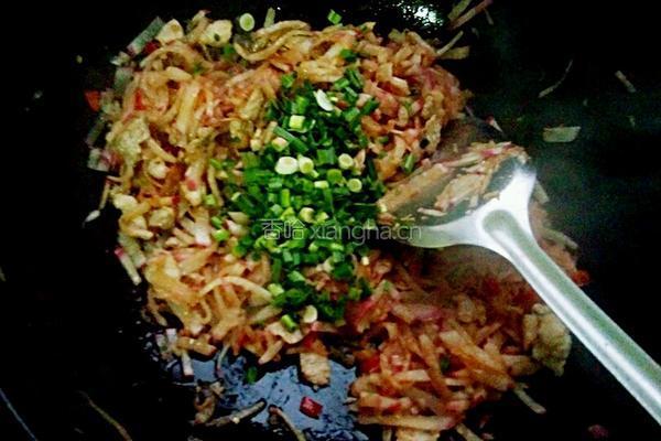 萝卜炒肉的做法图解9