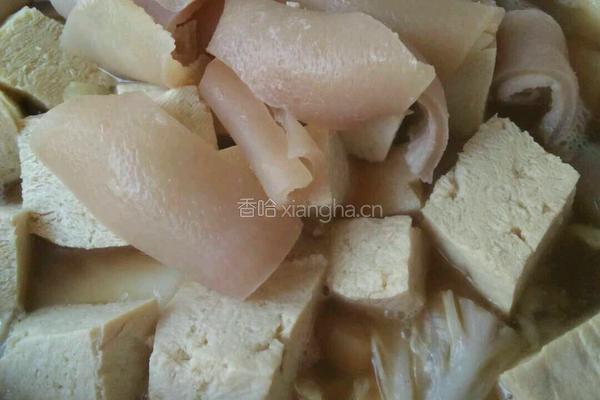 白菜冻豆腐炖粉条的做法图解14