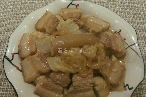 白菜冻豆腐炖粉条的做法图解17