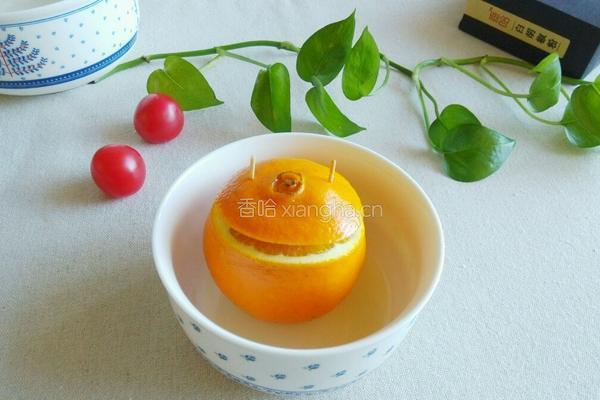 盐蒸橙子的做法图解1