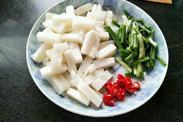 炒白粿的做法图解2