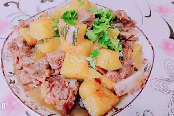 排骨炖南瓜的做法图解6