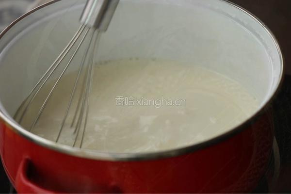 香芒布丁杯的做法图解4