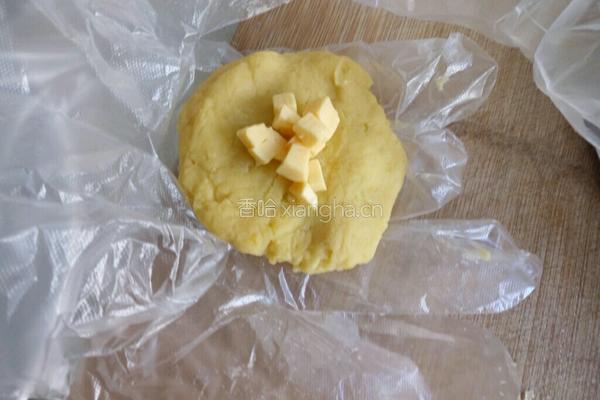 芝心红薯饼的做法图解5