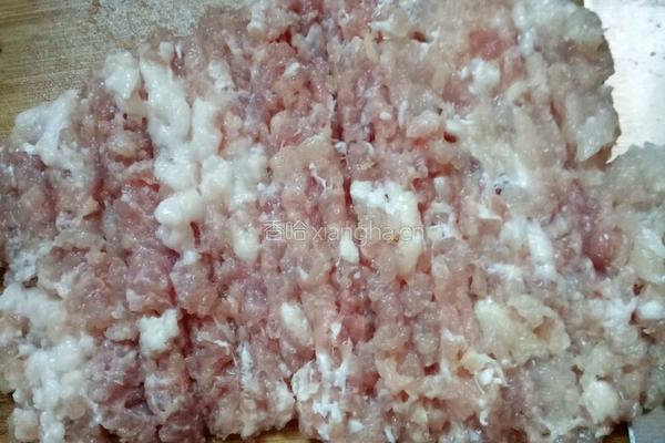芹菜猪肉陷的做法图解4