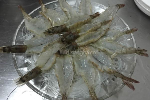 蒜蓉开边虾的做法图解5