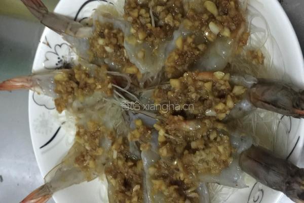 蒜蓉开边虾的做法图解8