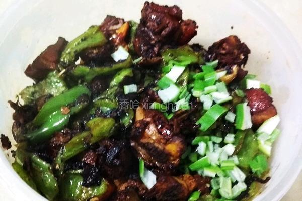青椒炒鸭子的做法图解15