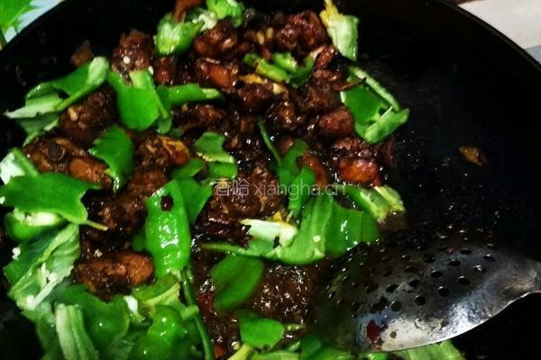 青椒炒鸭子的做法图解14