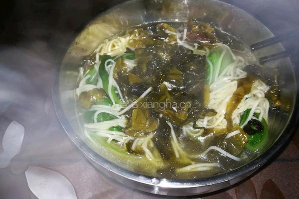酸菜面的做法图解8