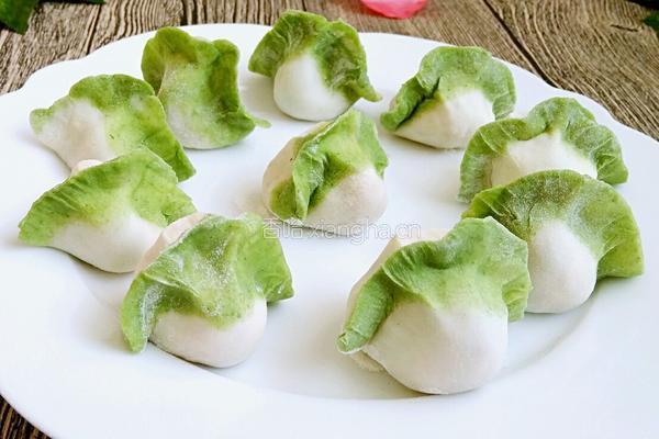 胡萝卜肉馅翡翠饺子的做法图解23