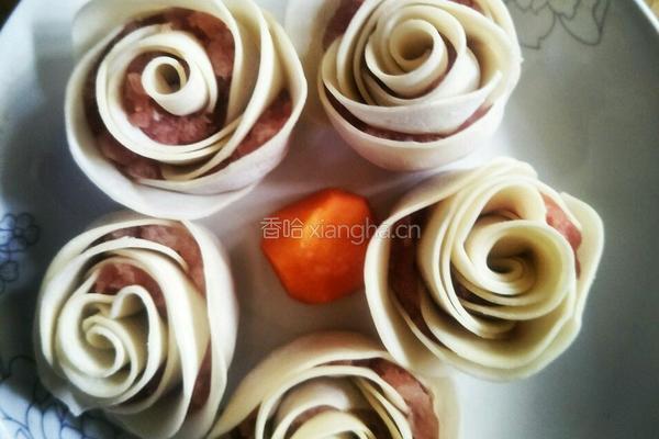 玫瑰蒸饺的做法图解5