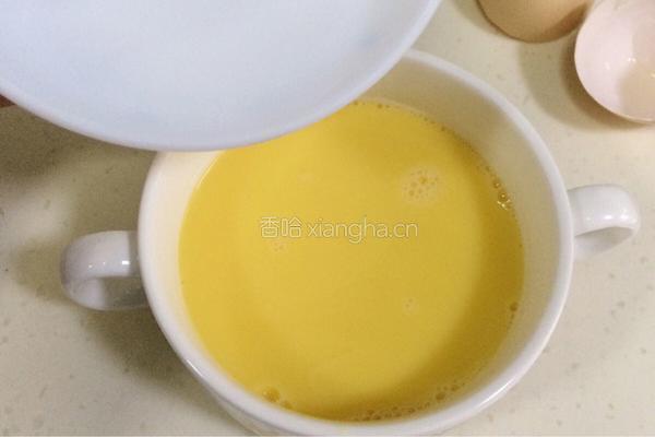 磷虾蒸蛋羹的做法图解4