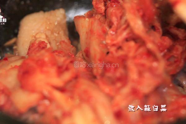 韩式辣白菜豆腐汤的做法图解6