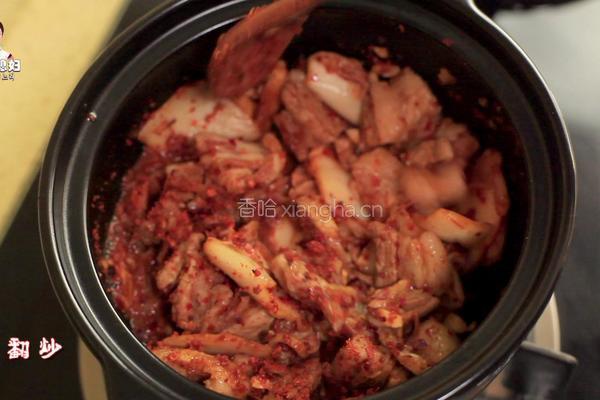 韩式辣白菜豆腐汤的做法图解8