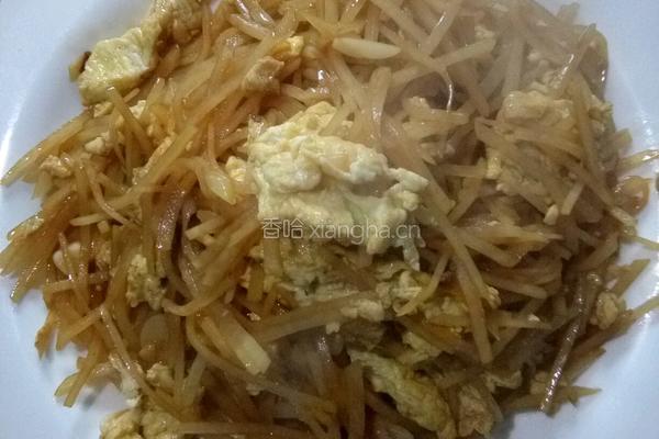 土豆丝炒鸡蛋的做法图解5