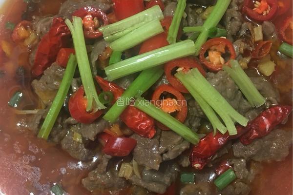 水煮牛肉的做法图解13
