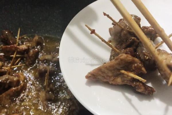 香辣牙签肉的做法图解16