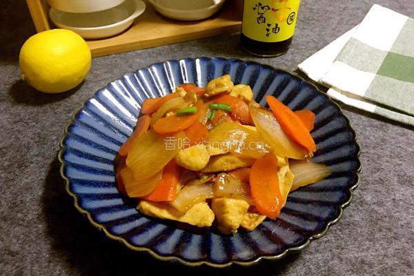 圆葱爆鸡片的做法图解7