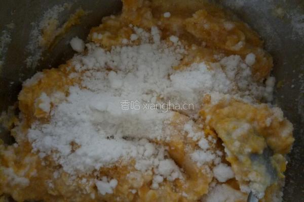 橘瓣南瓜饼的做法图解2